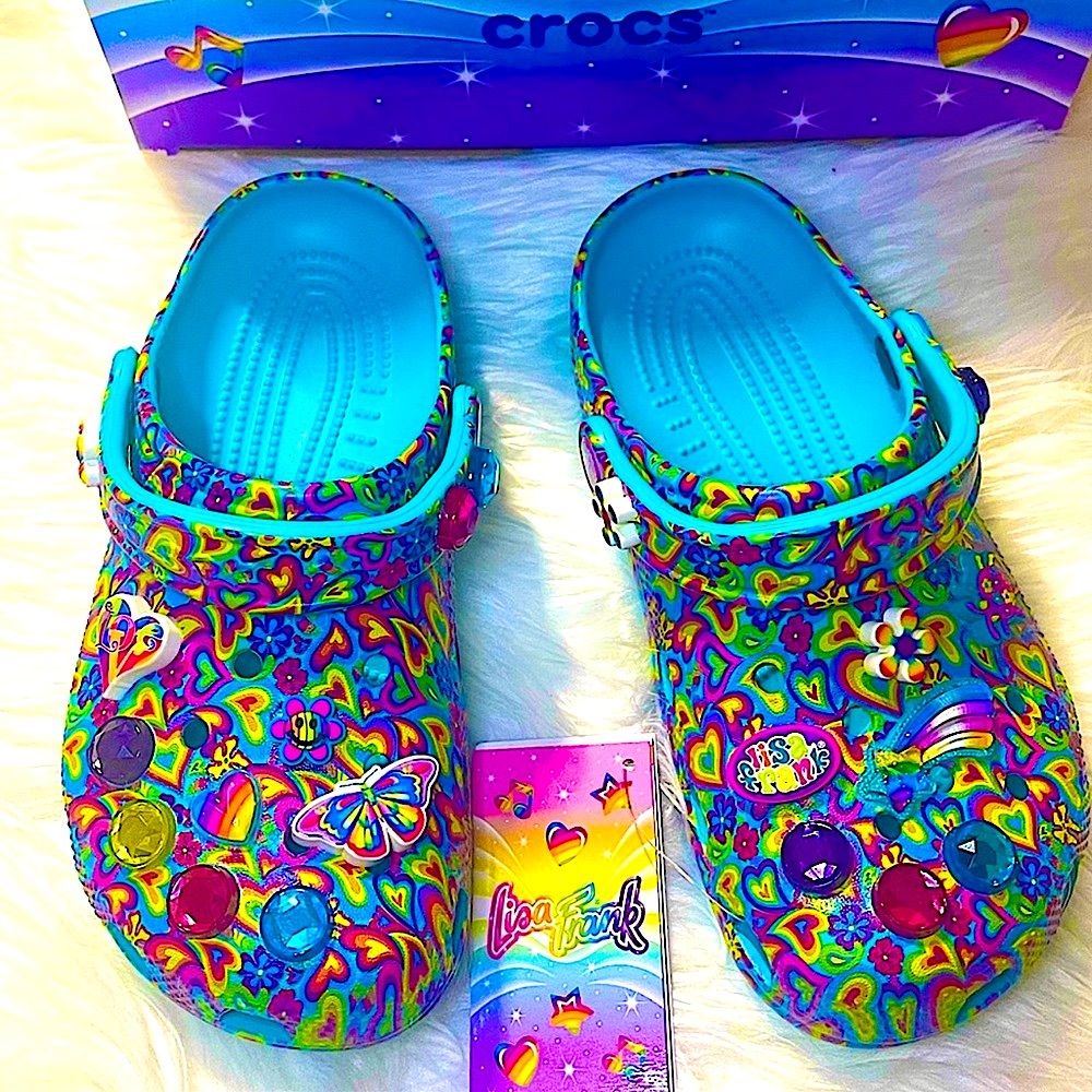 LISA FRANK CROCS 💗💛💜🧡💚💙❤️ - Picture 7 of 11